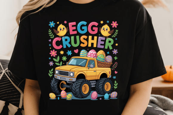 Download Egg Crusher Funny Easter Truck PNG - Easter truck Collection