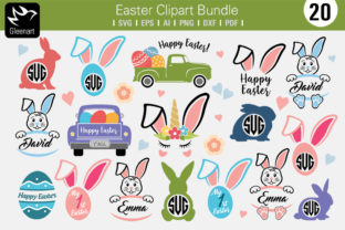 Download Happy Easter Truck - Graphics Set - Easter truck Collection