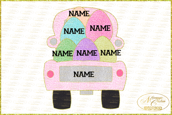 Download Faux Chenille Easter Truck with Eggs - Easter truck with eggs Collection